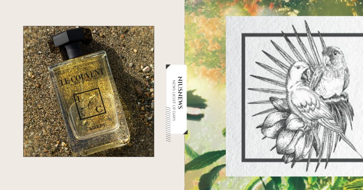 LE COUVENT 洛蔻芳 珍奇動物系列「AGAPI 愛情鳥之水淡香精」，相守一生的愛戀，愛情鳥羽下不可分離的溫柔！ LE COUVENT、洛蔻芳、淡香精、淡香水、香水、香氛