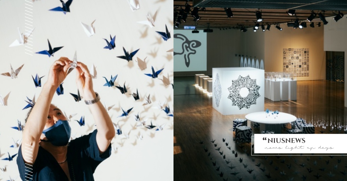 野老朝雄「CONNECT連結」大展 8/14前誠品信義店免費觀展 IG必拍！在光影中閃耀的「祈福千紙鶴」，300幅經典紋樣創作限時展出 誠品、野老朝雄