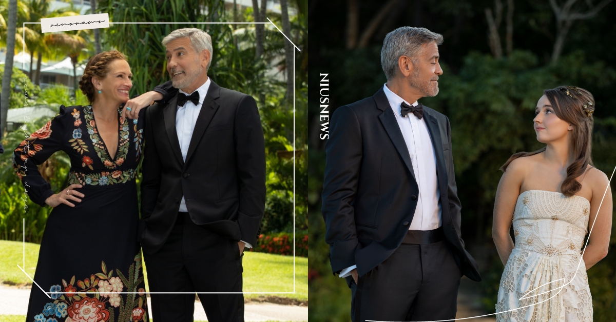 喬治克隆尼與茱莉亞羅勃茲再度聯手！《幸福入場券》10月7日連假浪漫喜劇首選！ 幸福入場券、喬治克隆尼、茱莉亞羅勃茲、歐帕克、凱特琳黛佛、比莉盧德、麥克辛布提爾、盧卡斯巴禾、愛情片、喜劇片