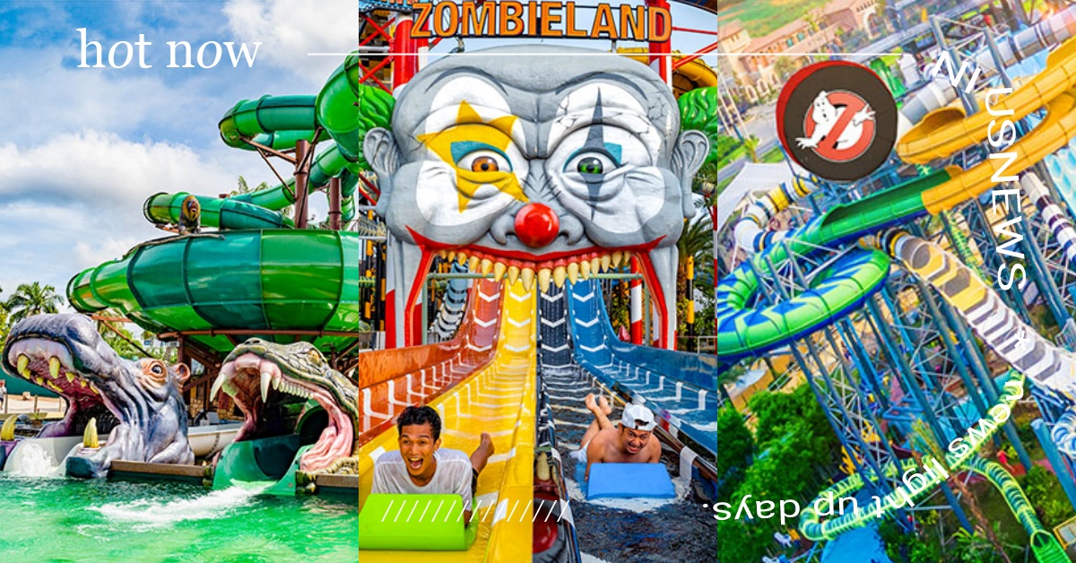 索尼影業全球首座主題水上樂園盛大開幕，「哥倫比亞影業水世界」成泰國芭達雅最夯旅遊景點！影迷最愛電影角色陪你玩翻天 哥倫比亞影業水世界、索尼影業、泰國芭達雅、水上樂園、MIB星際戰警、野蠻遊戲、魔鬼剋星、絕地戰警、尖叫旅社