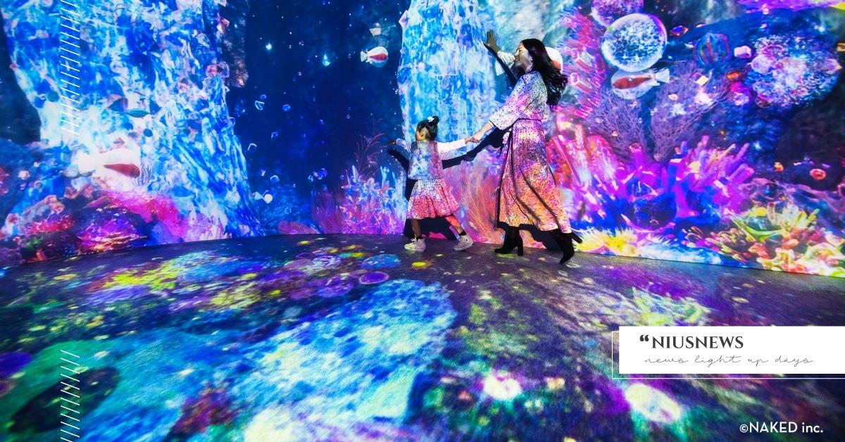 日本大受好評！『光之影海洋展』首度來台，12/23帶你進入海底隧道，感受被海水包圍的沉浸式體驗 光之影海洋展、NAKED OCEAN、寬宏藝術、沉浸式體驗、展覽、光影藝術、臺灣科學教育館