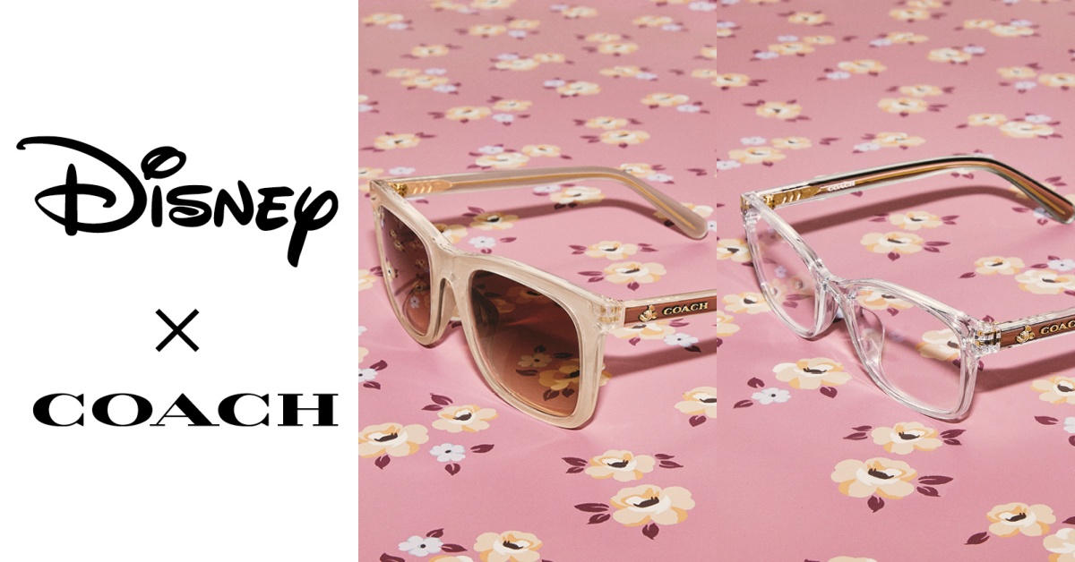 經典動畫成靈感！DISNEY×COACH眼鏡膠囊系列  可鹽可甜率性優雅都能搭 