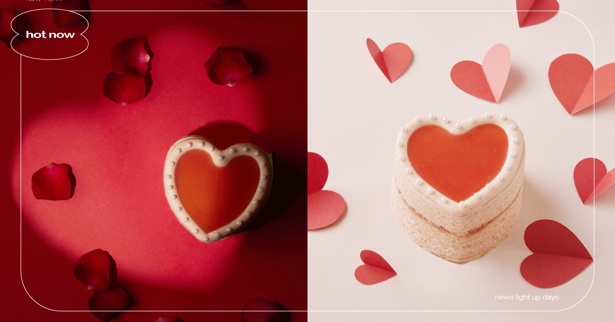 【只賣兩天】Lady M全新口味「紅心芭樂千層」！七夕情人節限定販售正中紅心 Lady M、紅心芭樂千層、七夕情人節