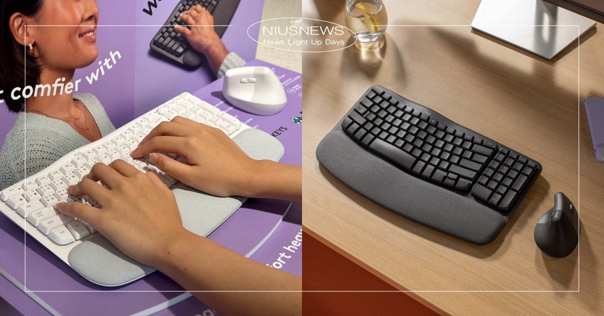 有效告別電腦手？醫師分享「挑滑鼠鍵盤3原則」！羅技Wave Keys人體工學鍵盤「三層手托」超舒適 Logitech、羅技、Wave Keys、人體工學鍵盤、三層手托、電腦手、滑鼠手、痠痛