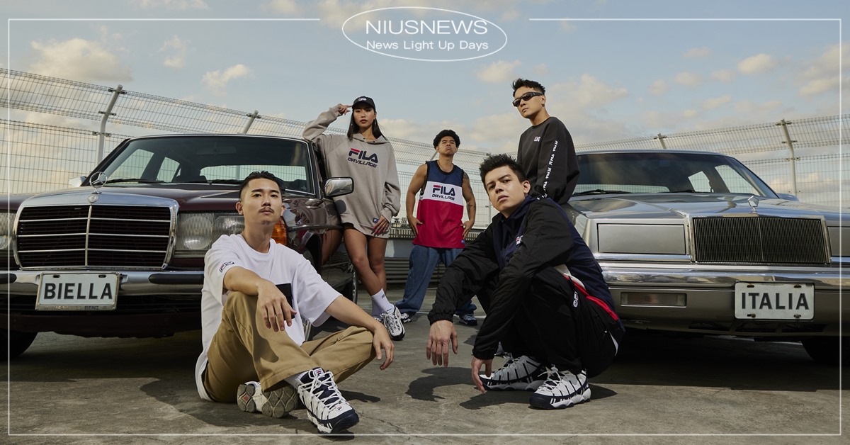 FILA X DV重磅聯名聯手打造跨年跑趴最DOPE穿搭！致敬嘻哈傳奇，復古風搶眼大色塊拼接出運動街潮！ FILA、DOPE穿搭、嘻哈傳奇、復古風、運動街潮