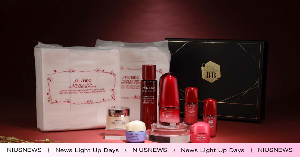 momo X SHISEIDO資生堂國際櫃「Beauty Box美妝禮盒」1/1奢寵開賣！品牌巨星小紅瓶、日韓爆紅資生堂奇蹟露、爆水小紅霜 小紅家族三大明星無痛入手 