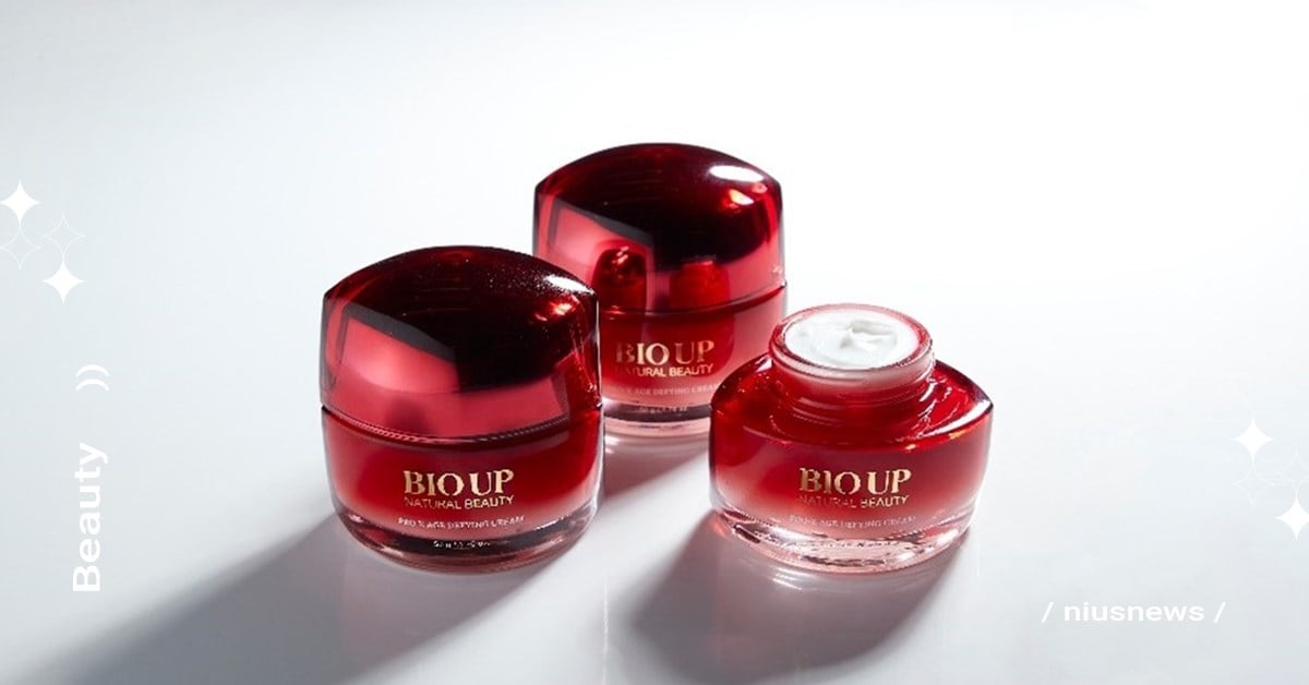 挑戰極限傳導！超跑級的極速抗老肌密 BIO UP「超跑大紅霜」精準拉絲 緊實撫紋超有感 BIO UP、東森自然美、超跑大紅霜、抗老、超分子彈力微雕霜