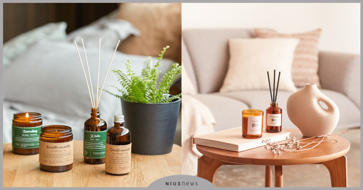 HOLA香氛地圖，在家就能來一場靜態旅行 日本、瑞典、比利時、英國，四款居家香氛推薦 HOLA、香氛、瑞典Torplyktan、CHANIDA、PAJU、Aery
