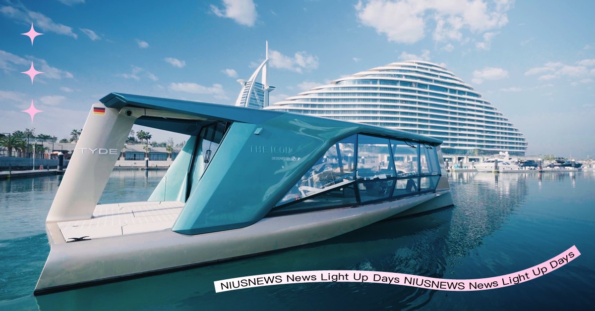 全球第一艘無排放「電動遊艇 ICON 號」抵達卓美亞古堡酒店群 電動遊艇 ICON 號、卓美亞古堡酒店群、豪華遊艇