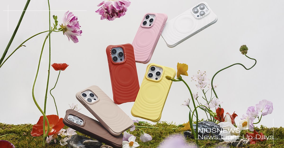 Essentials by CASETiFY™ 系列全新花卉配色亮眼登場！ 流暢波紋搭配明豔色調　綻放手中的繽紛花語 以春夏充滿生命力的花卉為靈感　喚醒生活中的盎然生機 CASETiFY、手機殼、耳機保護殼、手機背帶