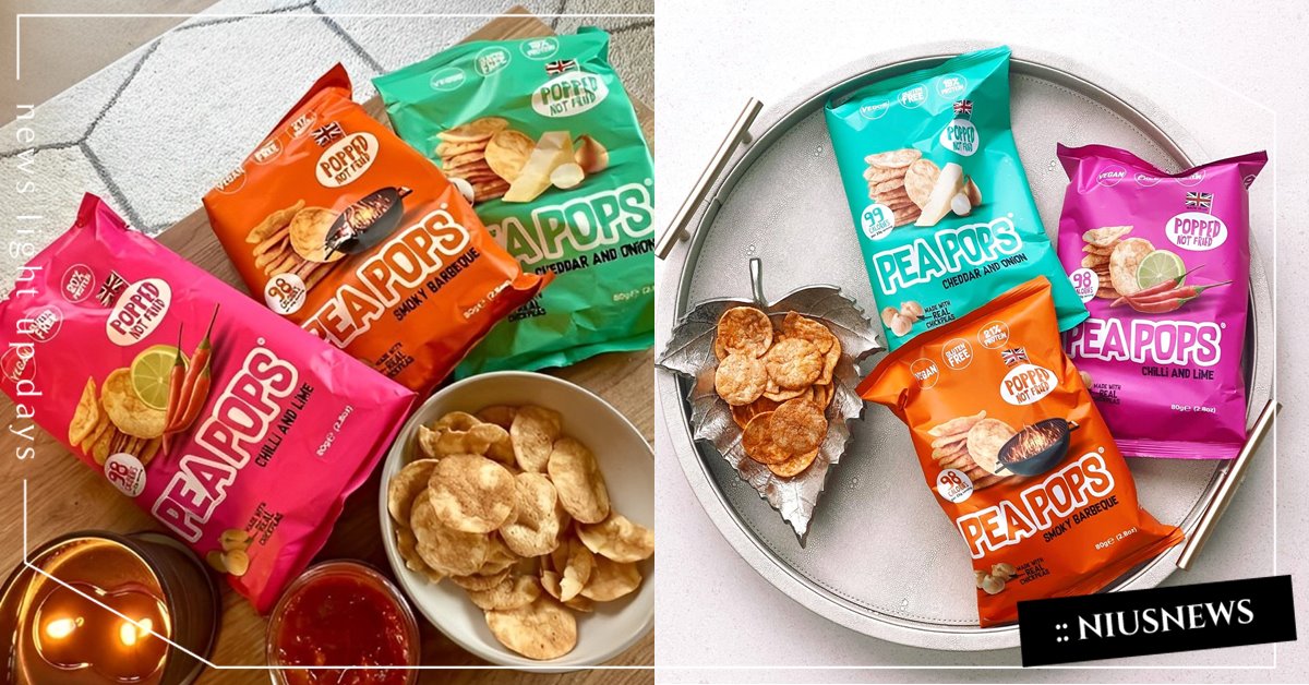 英國新超級零食 純天然維根脆片  英國零食、零食、純天然維根脆片、鷹嘴豆、爆裂鷹嘴豆脆片