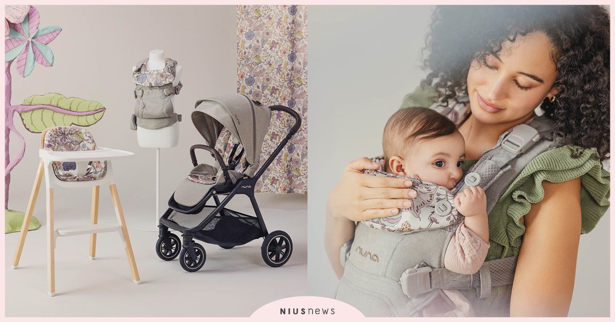 嬰童精品Nuna與印花之王Liberty聯手推出【奇幻世界限量系列】 夢幻色彩與精湛工藝完美結合，打造童話般的育兒新體驗 Nuna、Liberty、嬰童精品、印花之王、育兒、兒童餐椅、嬰兒揹帶、嬰兒推車