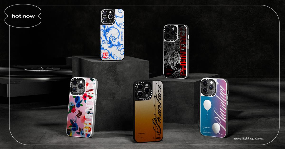 CASETiFY 與潮流品牌 PHANTACi 推出獨家聯名系列 將音樂化作時尚手機殼與配件，復刻旋律中的專屬記憶 CASETiFY、手機殼、PHANTACi、獨家聯名系列