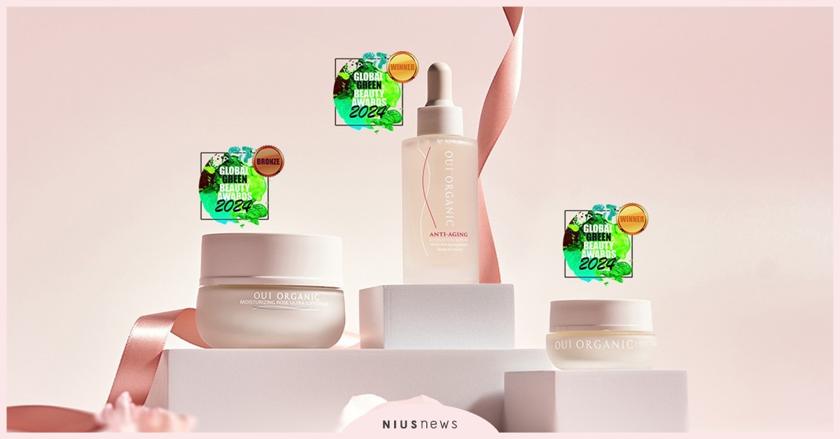 再創佳績！【OUI ORGANIC 唯有機】 榮獲2024世界全球美妝大賞 雙金獎殊榮、8項大獎肯定! OUI ORGANIC、唯有機、2024世界全球美妝大賞、雙金獎、有機抗老精華液、有機