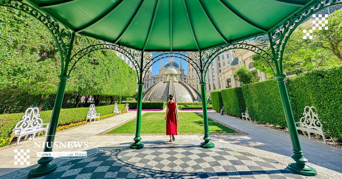 二訪 #澳門上葡京綜合度假村！童話花園美景，澳門必去夢幻地標♡旅遊清單存起來 澳門上葡京、澳門上葡京綜合度假村、煙火秀、澳門、夢幻地標