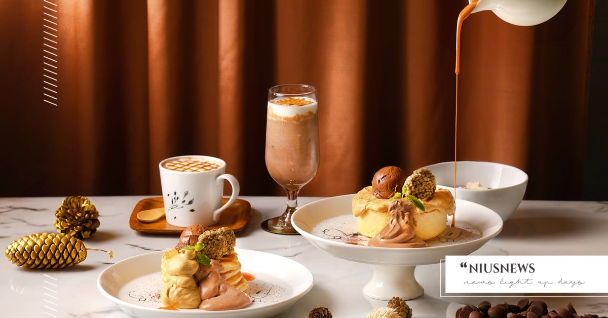 杏桃鬆餅屋   大人的秋冬午茶好選 11月起季節限定推出  焦糖巧克力鬆餅  把越光米菓變身時尚甜點 杏桃鬆餅屋、秋冬午茶、焦糖巧克力鬆餅