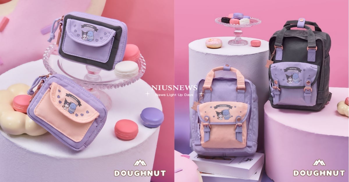 DOUGHNUT × KUROMI 聯名系列<可愛叛逆的時尚新態度登場！ 庫洛米、KUROMI、DOUGHNUT、三麗鷗