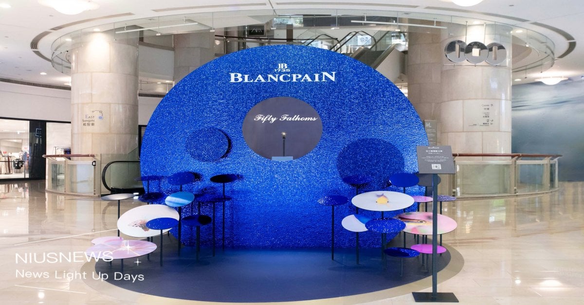 Blancpain五十噚，為「她」續寫傳奇 《Blancpain五十噚潛藍之境》即日起至7月1日台北101限時登場！ Blancpain五十噚、台北101、腕錶