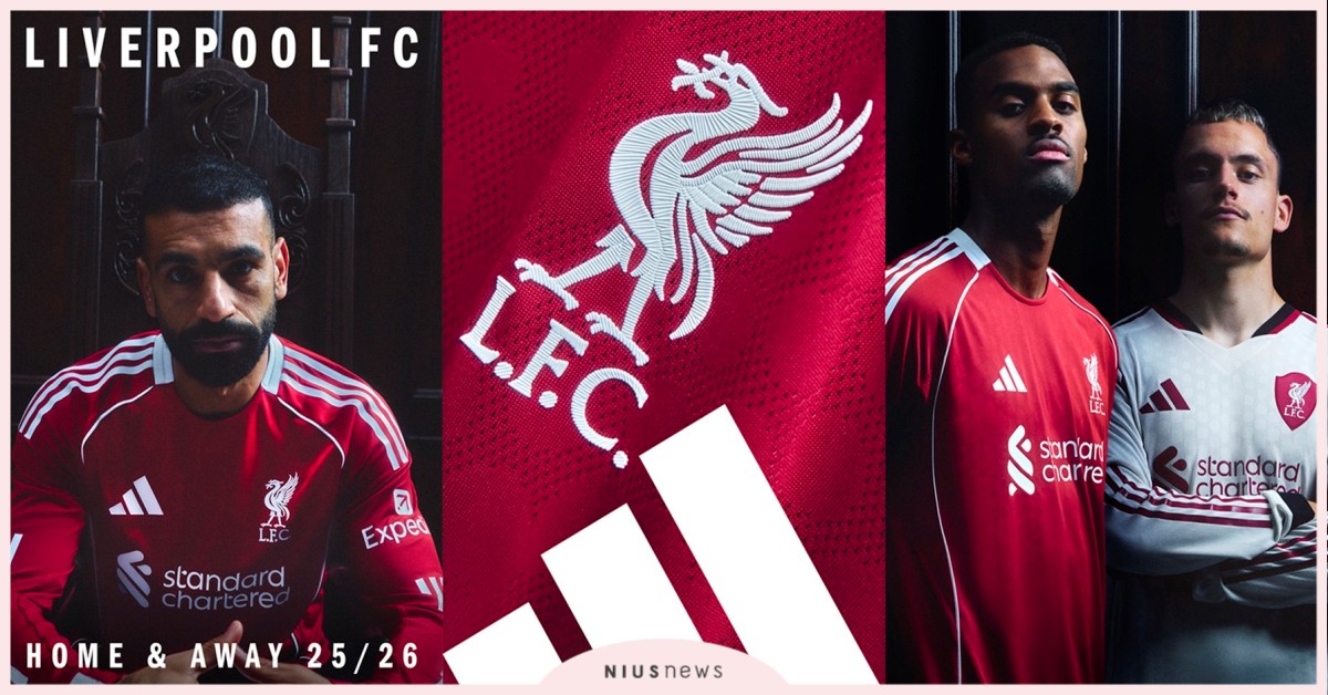 adidas再度攜手利物浦足球俱樂部締結傳奇合作 全新2025/26主客場球迷版球衣　續寫紅軍榮耀新篇章 adidas、利物浦足球俱樂部、球迷版球衣、球衣、英格蘭超級聯賽