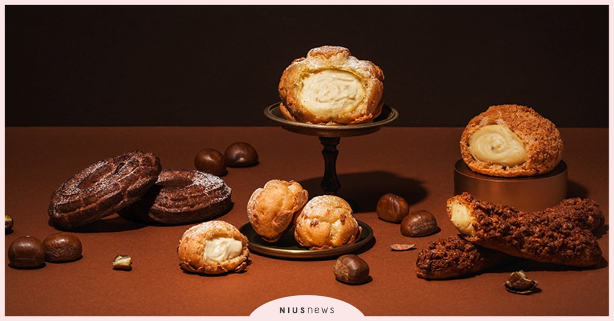 日本直送甜點新登場！beard papa’s × 茨城縣笠間市聯手推出「栗子泡芙」，秋冬必吃夢幻滋味登場啦～ beard papa’s、茨城縣笠間市、栗子泡芙、杏仁棒棒、草莓泡芙、蜜香紅茶牛乳泡芙