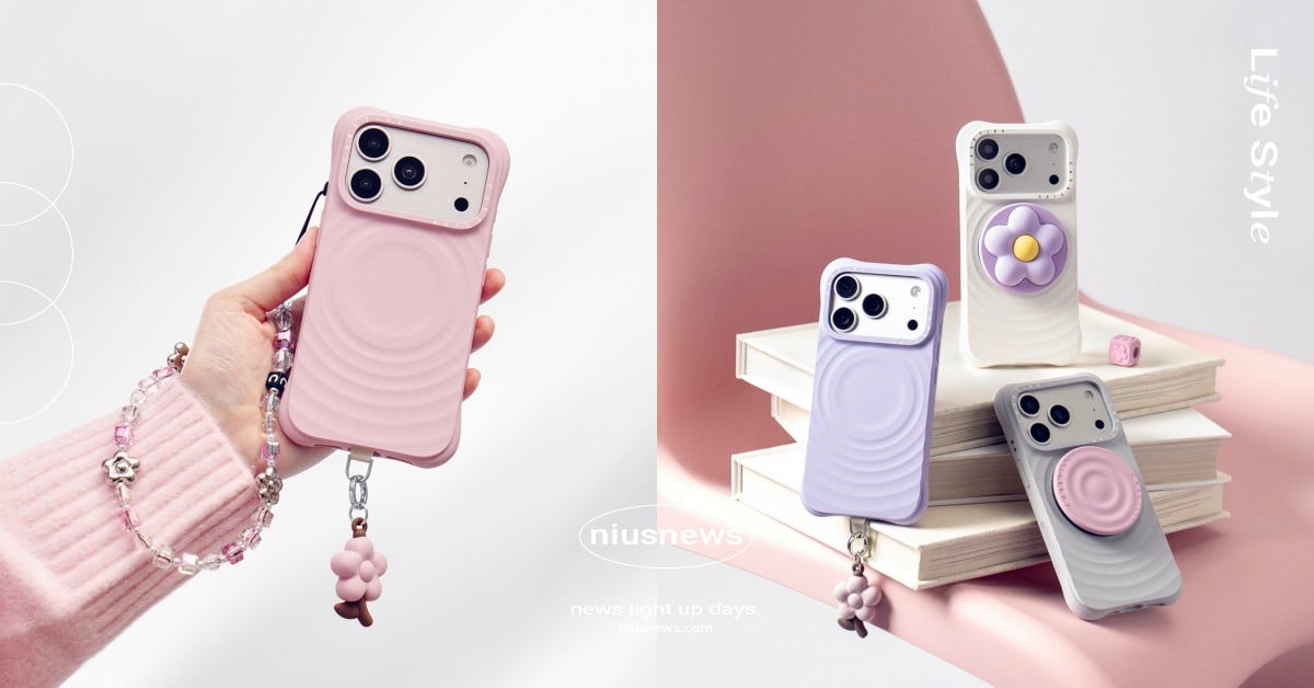 CASETiFY 全新「春日綻放」系列優雅登場  Essentials by CASETiFY™ 系列推出全新礫岩灰、薰衣草波紋手機殼 