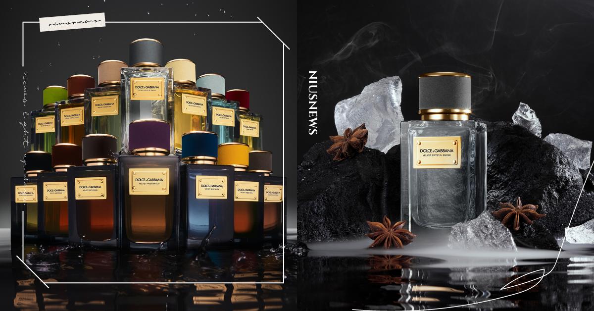 DOLCE&GABBANA BEAUTY 天鵝絨高訂系列！礦煙龍涎香 Velvet Crystal Smoke 全新登場 