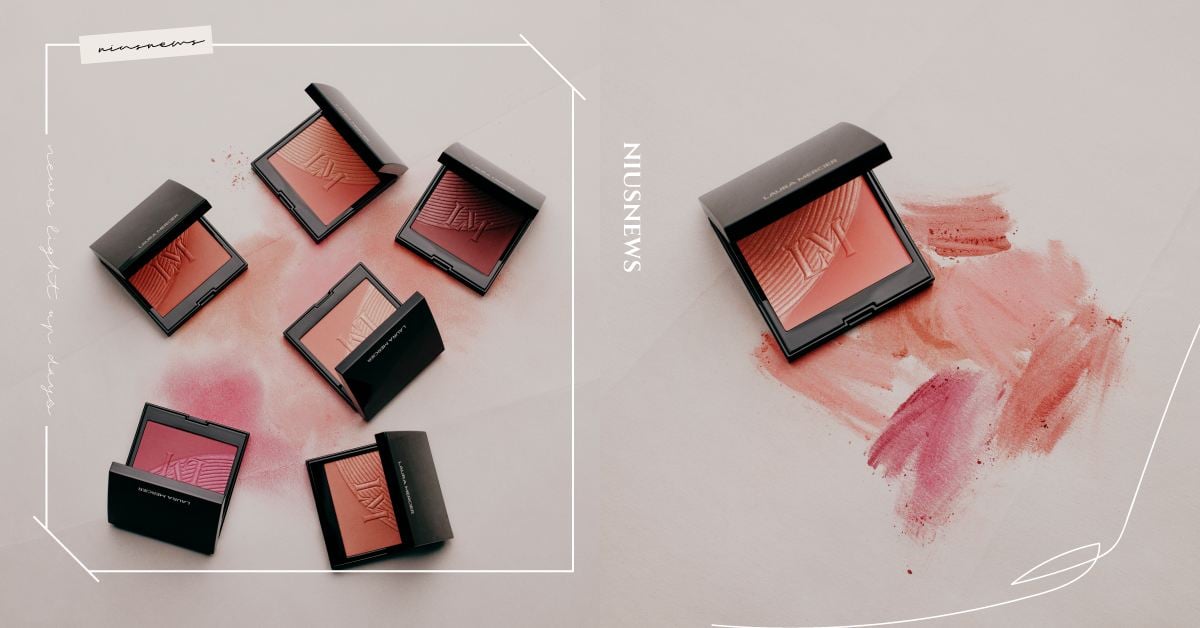  MERCIER 全新彩妝力作：「輕肌漂染頰彩 裸光雙效盤」，一盤雙妝效 × 奢養級保養配方 