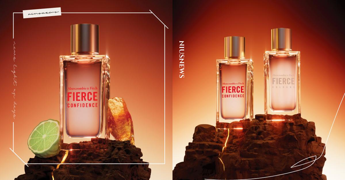 「傳奇回頭香」明亮升級！Abercrombie & Fitch經典傳奇新篇章 FIERCE Confidence 天生自信古龍水」打造自帶光芒的陽光質感型男 