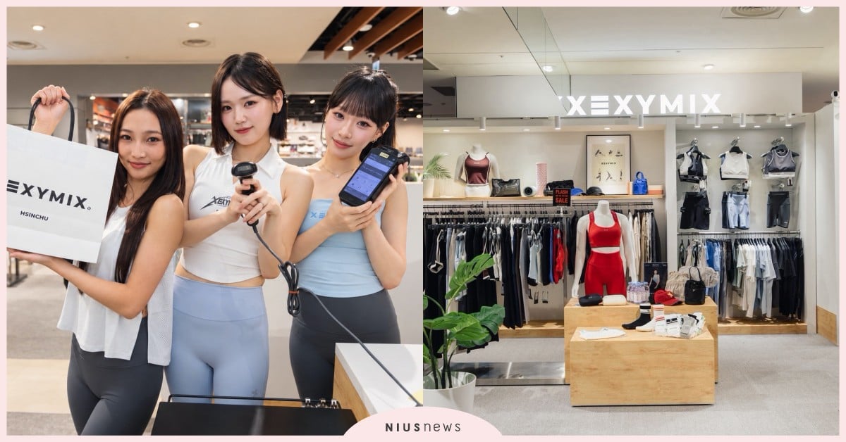 韓星最愛運動私服「XEXYMIX」進駐新竹！超人氣女團W!nky活力助陣一日店長 