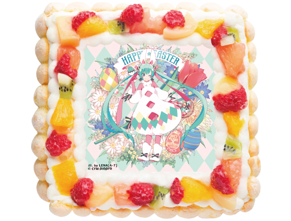 紀念『初音未來之日』（3月9日）、將販售「初音未來」復活節版蛋糕 初音未來、復活節、蛋糕