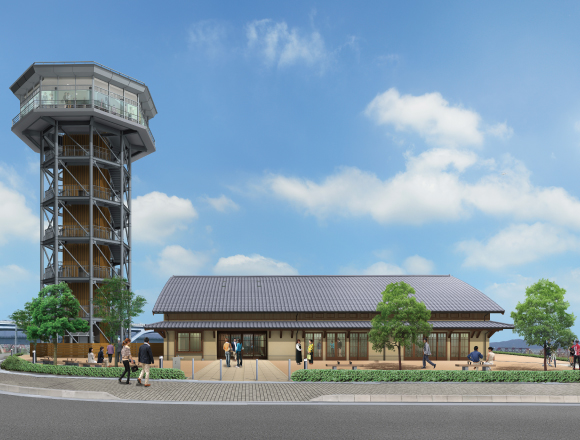 【京都】櫻花路樹點綴而成的背割堤旁多了一個展望塔！ 京都、櫻花