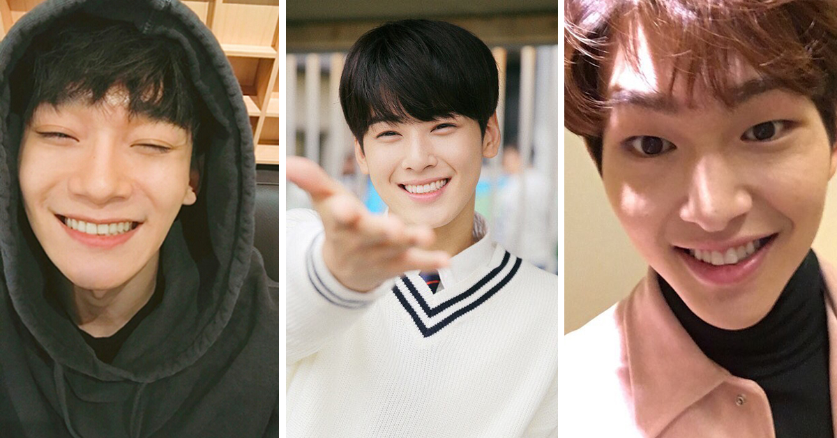 他們笑起來的時候也會不自覺的跟著揚起嘴角！狙擊女心的微笑男神們 CHEN、GD、溫流、黃旼炫、車銀優
