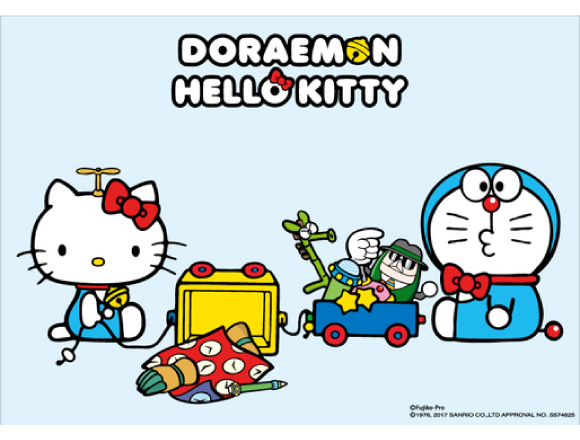 印有哆拉Ａ夢和凱蒂貓圖案的鏡框新登場！不論是大人還是小孩都能使用！ 哆拉Ａ夢、凱蒂貓、鏡框