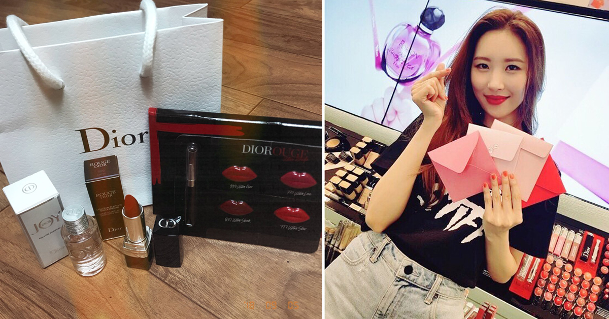 現在偶像都搶著和粉絲互相應援～歌手SUNMI Showcase後給700名粉絲的Dior逆應援！ SUNMI、善美、宣美、逆應援