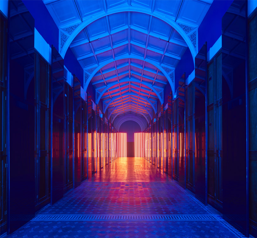 V&A博物館的迷幻光影空間藝術，點亮倫敦設計節！ 英國，倫敦，倫敦設計節，維多利亞與亞伯特博物館，Victoria and Albert Museum，V&A博物館，裝置藝術，Flynn Talbot