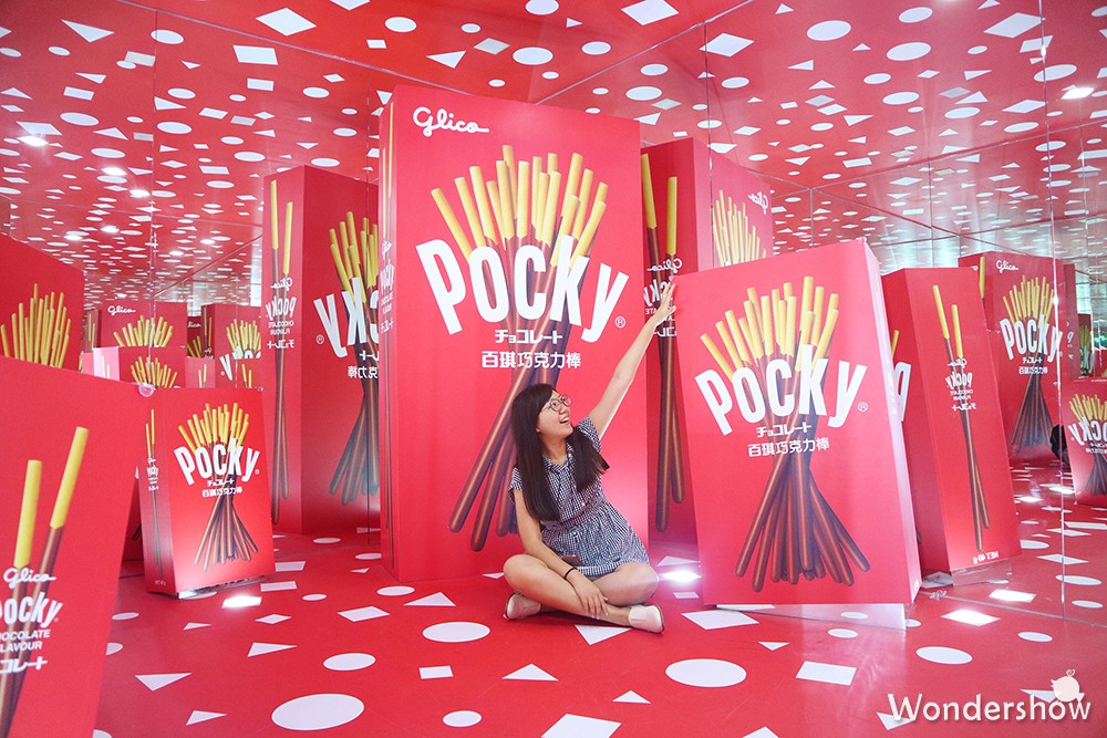【Wondershow帶你看展覽】Pocky變大啦！好吃好拍好玩的《玩美攝影棚Studio x Pocky Deco Art》 高雄、展覽、pocky、pocky展、玩美攝影棚、零食、巧克力棒、互動展、親子展、拍照、打卡、Wondershow
