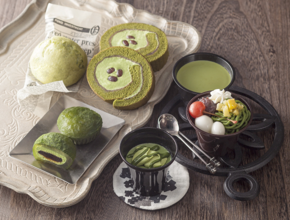 7-11新發售6款使用堅持以石臼磨製而成的宇治抹茶甜點。 宇治抹茶、石臼